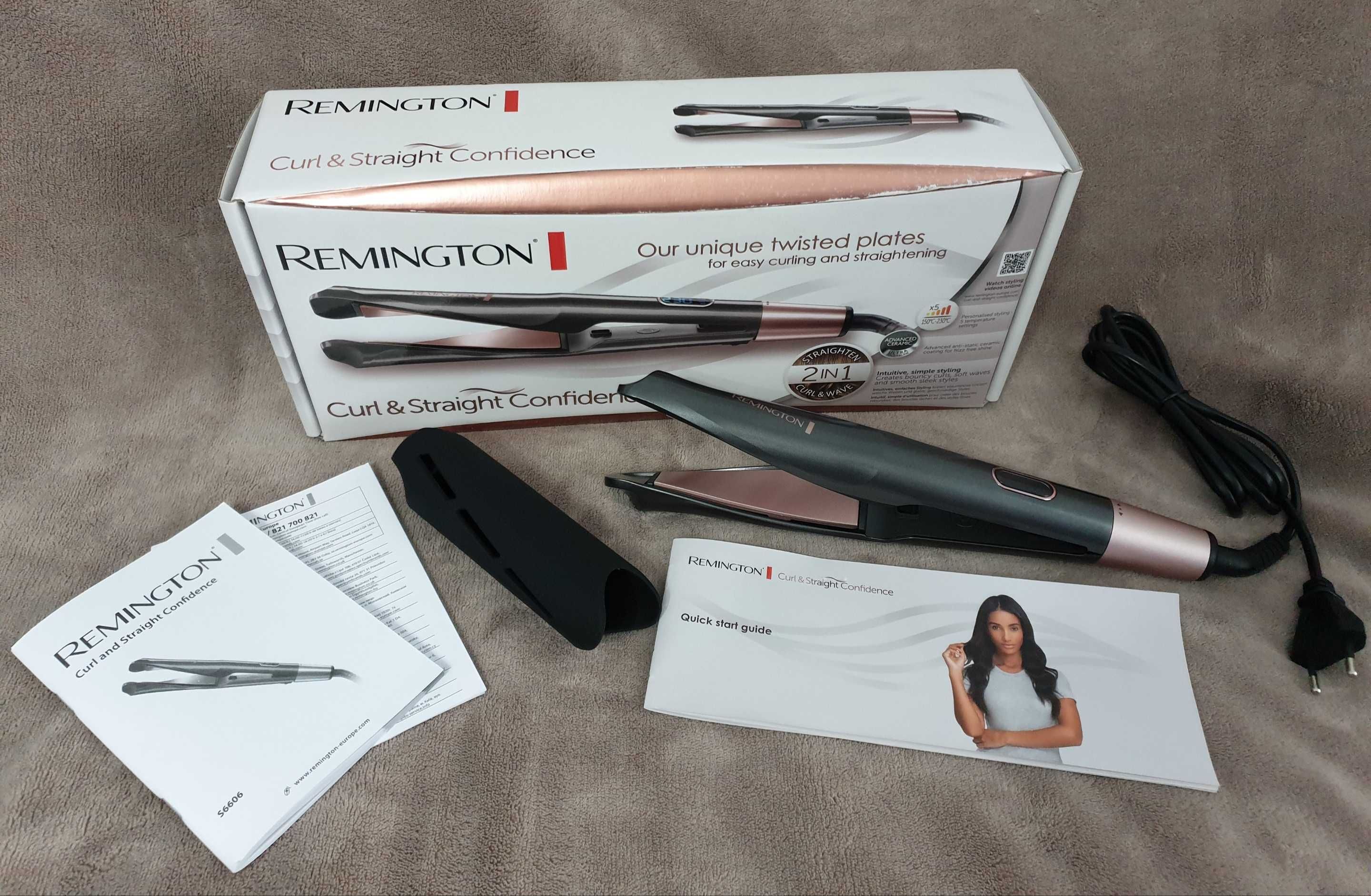 Placa Remington Curl & Confidence 2 in 1, S6606