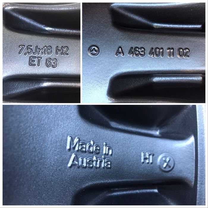 Джанти за Г класа 18 G63 W463 5X130 джанти Г 500 АМГ Brabus G 350 AMG