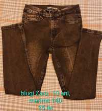 Vand blugi / jeans copii, Zara si H&M, 8-10 ani, marime 128-140