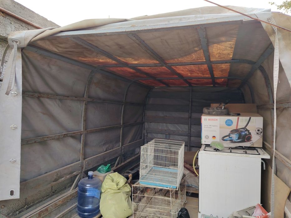 БОРТ с тентом из профиля