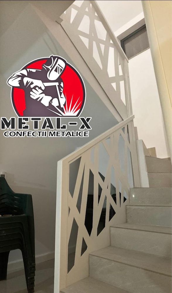 Balustrade metalice moderne, plasma, inox , otel