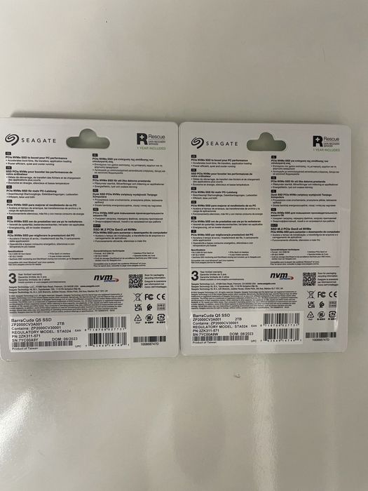 Ssd Seagate Baracuda Q5 2Tb sigilat