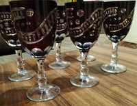 Set pahare de vin cristal roșu