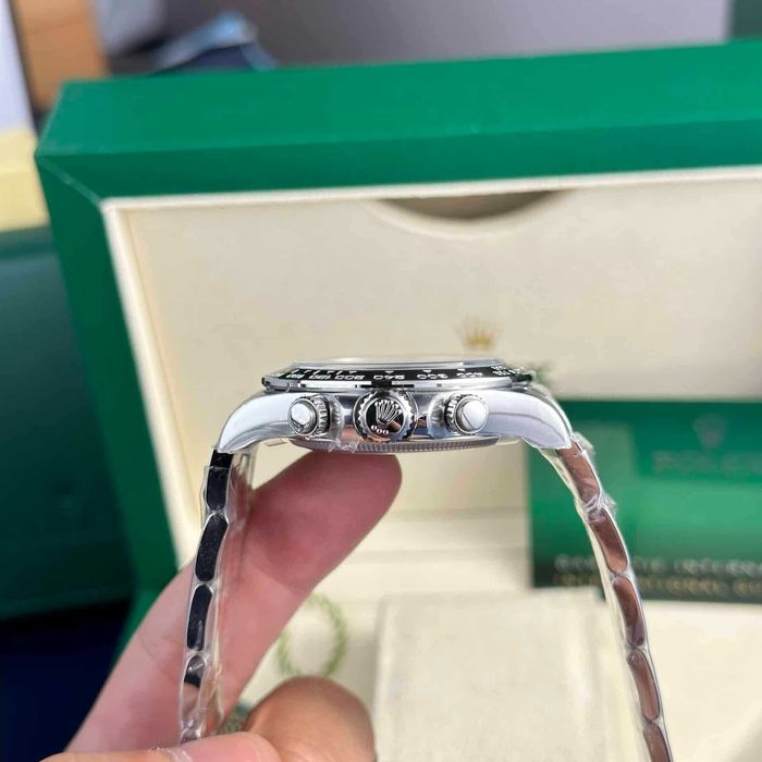 rolex daytona 4131 Panda сребро
