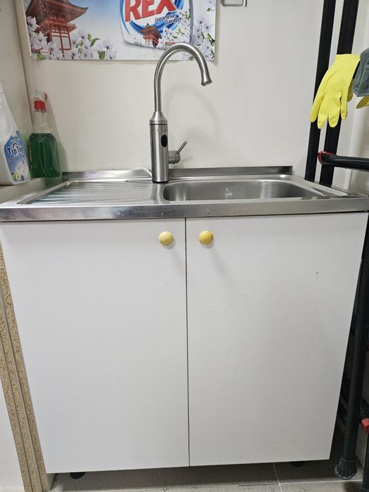 Мивка с шкаф 80/50