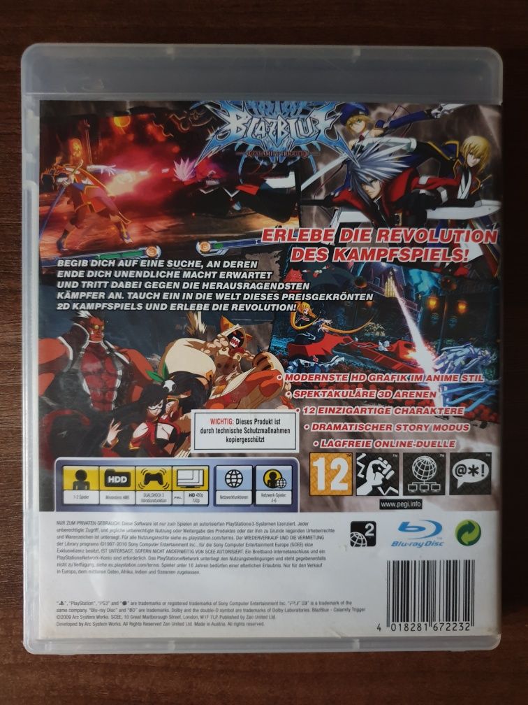 BlazBlue Calamity Trigger PS3/Playstation 3