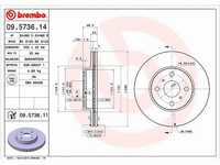 Диск тормозной перед  Toyota Corolla