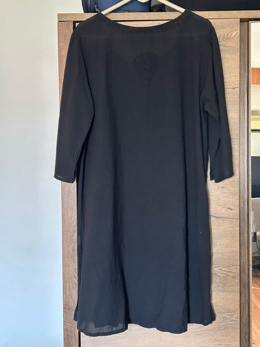 Rochie neagra casual Indiska, transparenta