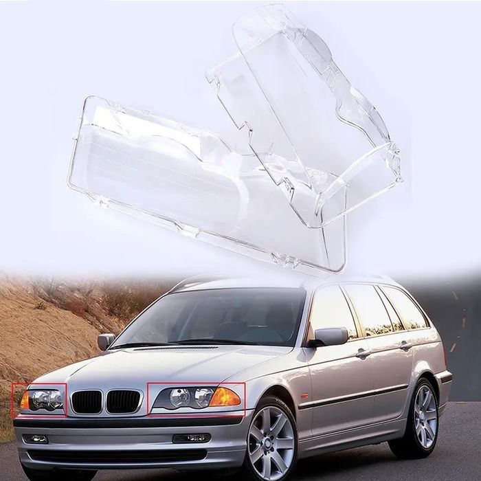 bmw е46 3 капаци фарове E46 стъкла бмв фар капак крушка xenon панел