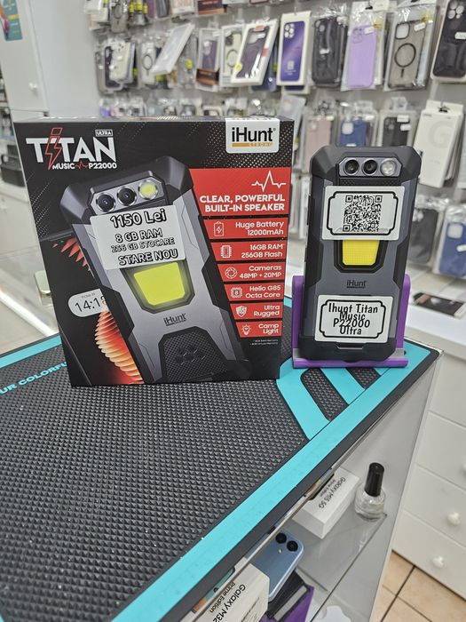 Ihunt Titan P22000 Ultra Music, 8/256 GB, Nou, 2 ani garanție