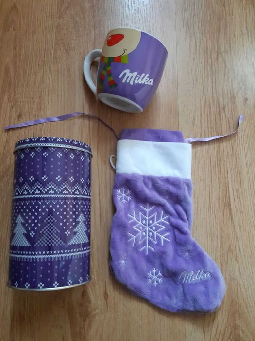 Коледни чаша Милка Кутия и Ботуш