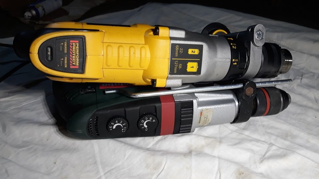 Dewalt  1300 W/ Metabo 850 W impuls  bormasina profesional