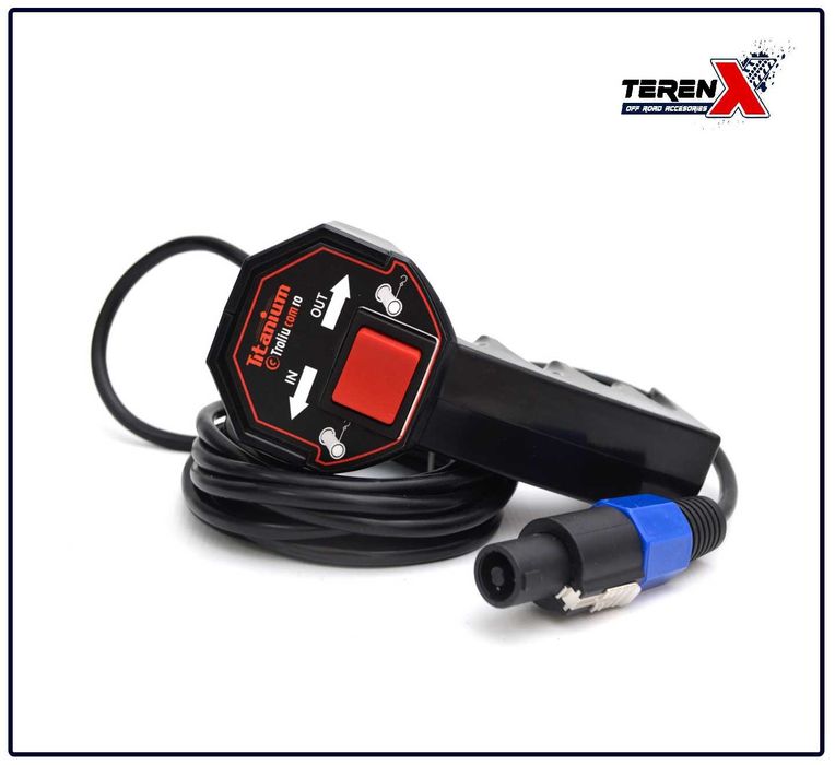 Telecomanda pe fir pentru troliu auto