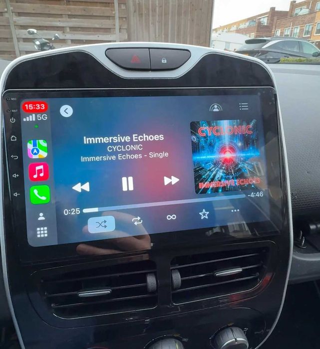 Navigatie Android Dedicata Renault Clio 4 Carplay, Android Auto, QLed