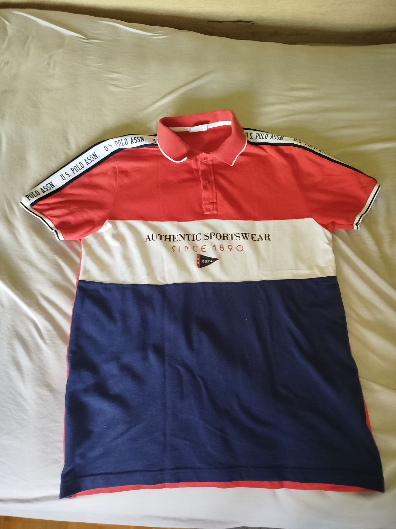 тениска с яка U.S. POLO ASSN.