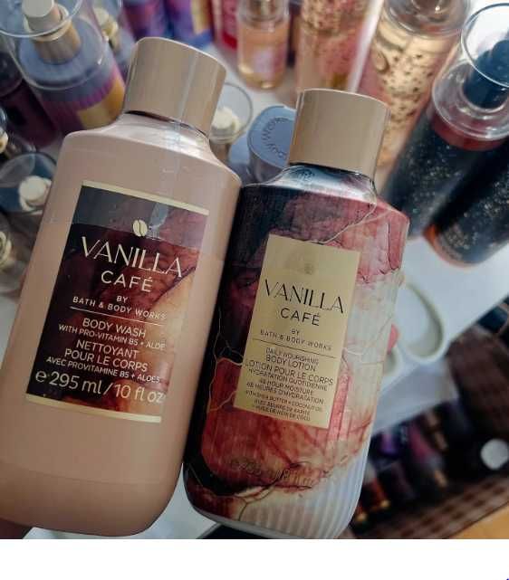 Bath & Body Works Комплект Vanilla Café Fragrance Lotion & Body Wash