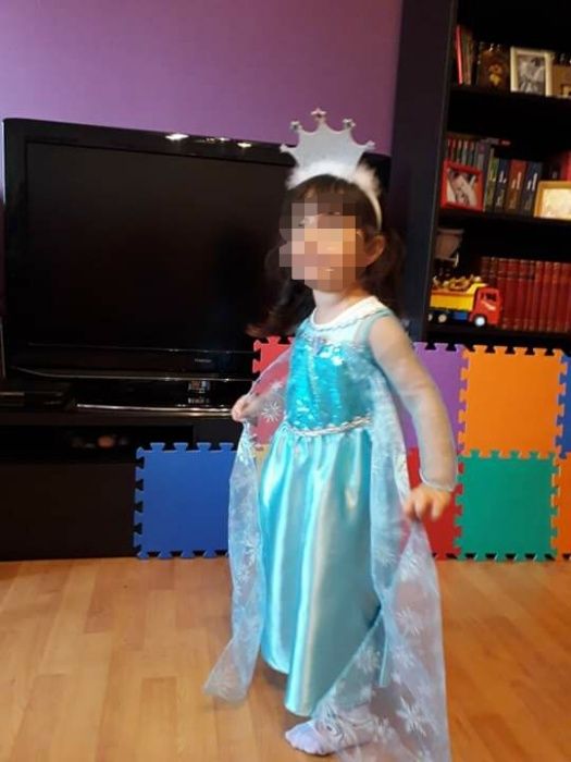 Rochie Rochita NOUA printesa Elsa Frozen 2, 3, 4,5,6,7 ani