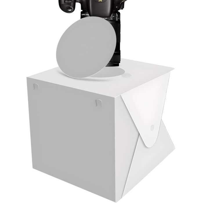 Професионална Фотографска Кутия 30 см | Димируемо LED осветление | PVC