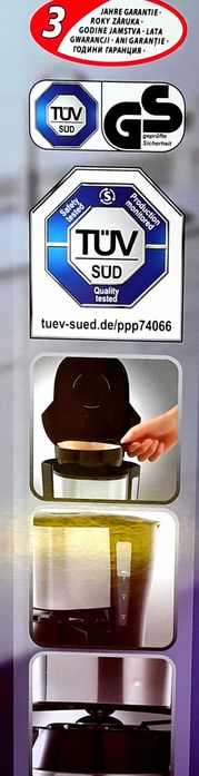 CAFETIERA INOX Switchon Germania cu afișaj LCD NOUĂ - 150 Lei