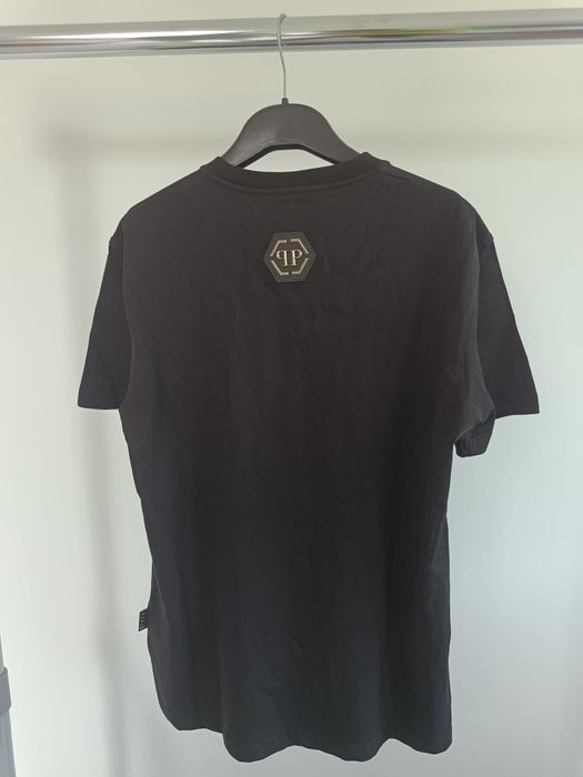 Tricou Philipp Plein Rhinestone Skull Black