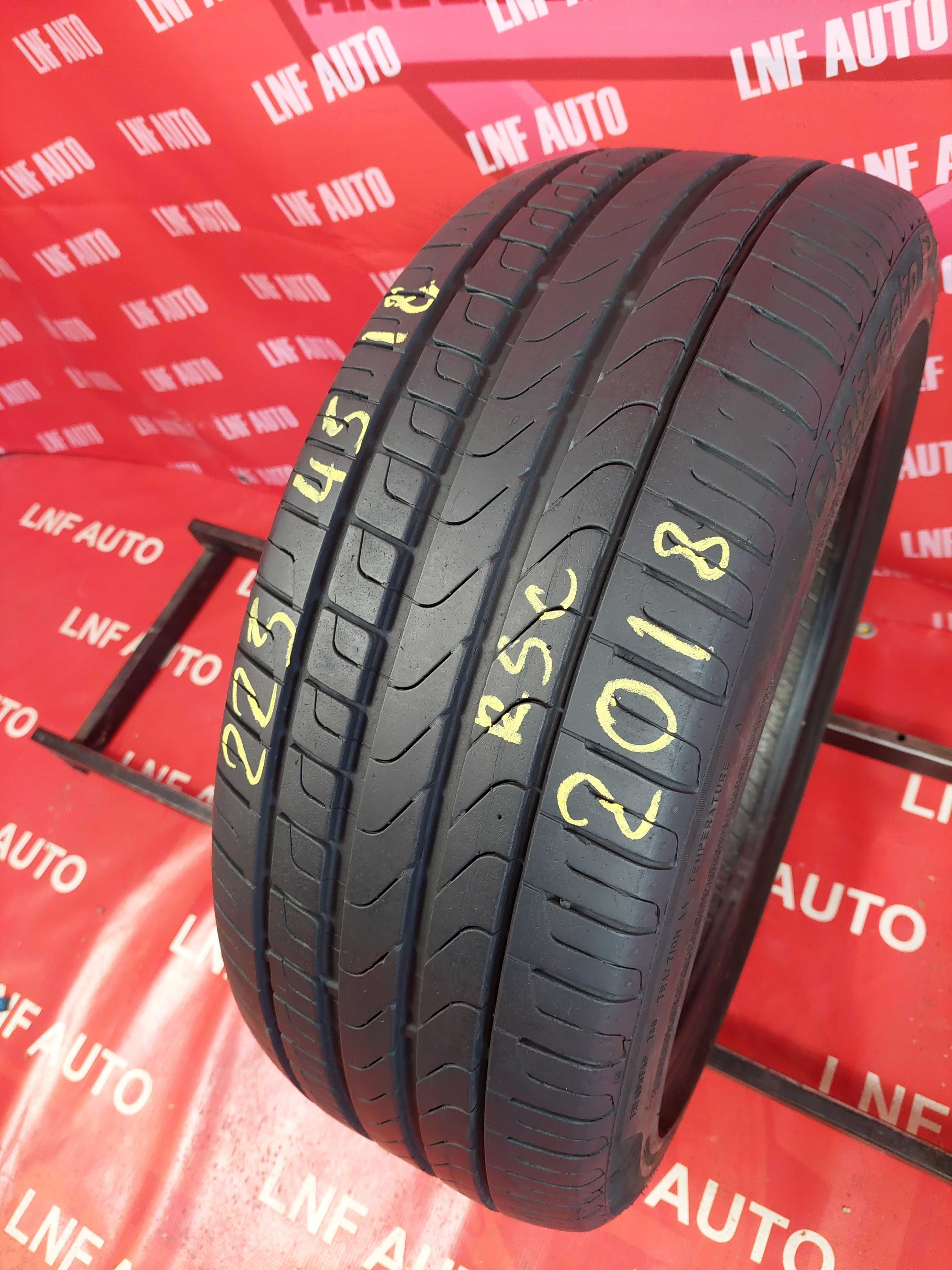 Anvelopa de VARA - 225/45/18 - PIRELLI - 7.29 MM - DOT 2018 !