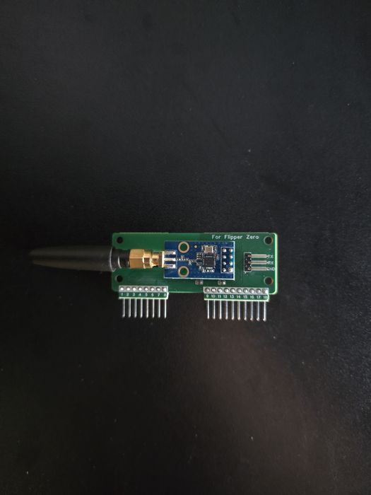 Flipper Zero с антена CC1101