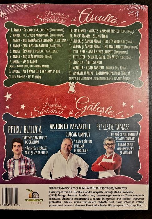 CD Andra Magia Craciunului