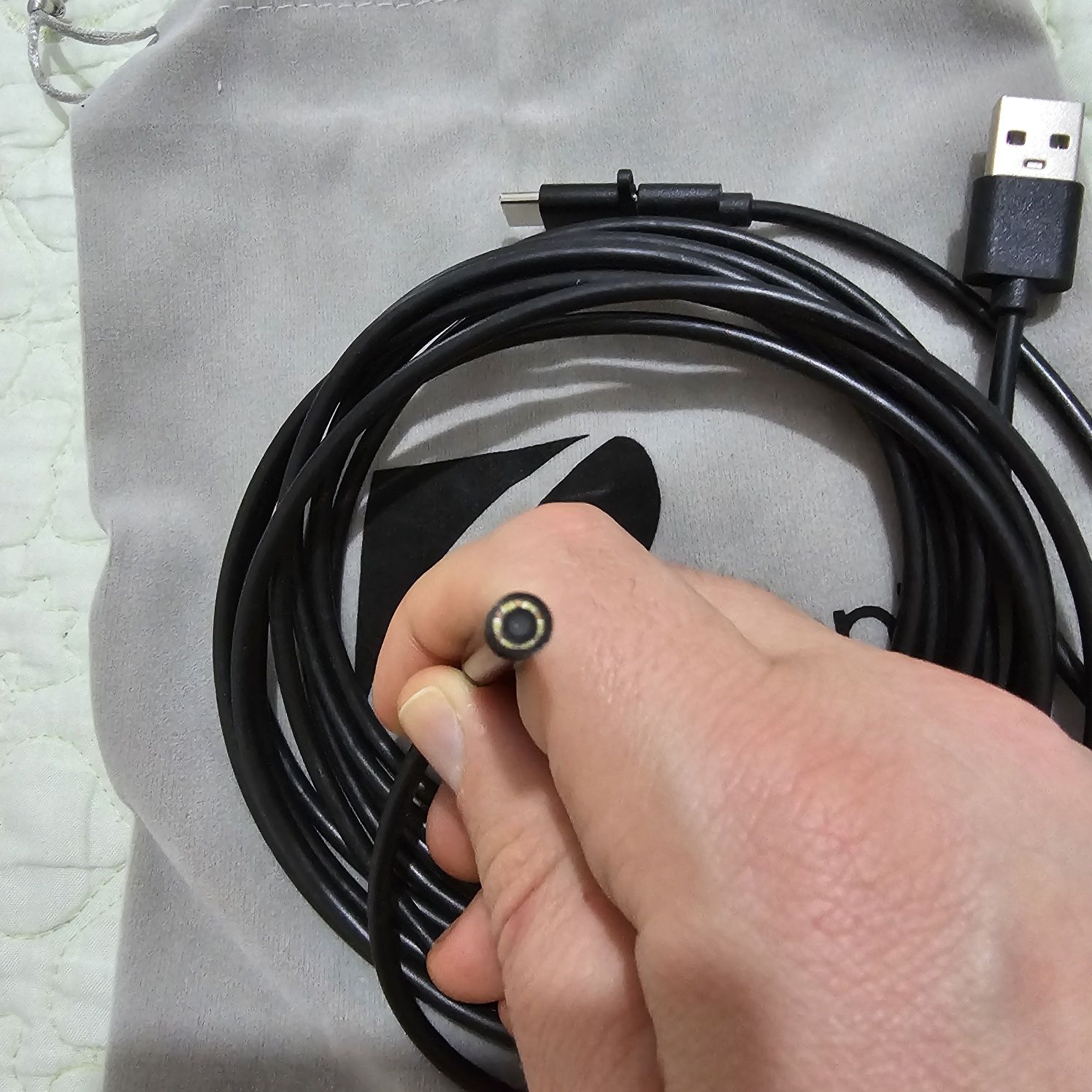 Endoscop USB pancellent de 5,5 mm, Cameră de inspecție pentru endoscop