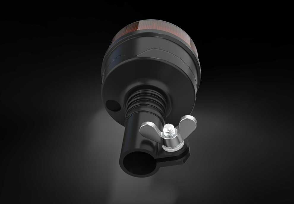 12V 24V 90W LED ЛЕД Аварийна Лампа Маяк Буркан за монтаж на тръба