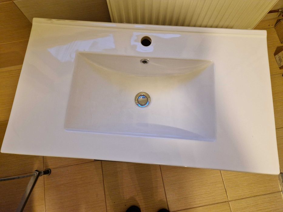 Lavoar cu masca pentru baie 80 cm