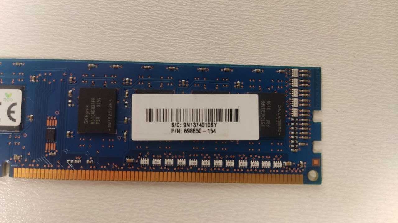 Оперативная память DDR3 4GB + 4GB, 1600Mhz, PC3L-12800U