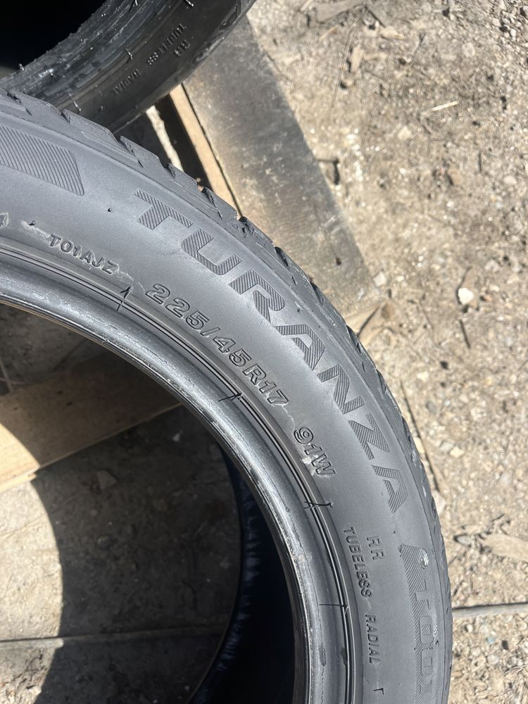 225/45/17 Bridgestone 4бр летни гуми внос Швейцария!