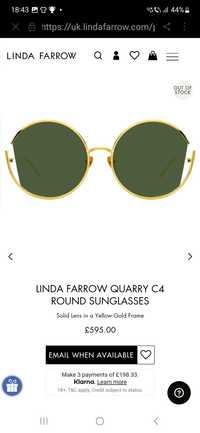 Ochelari de soare Linda Farrow Quarry 851 C4