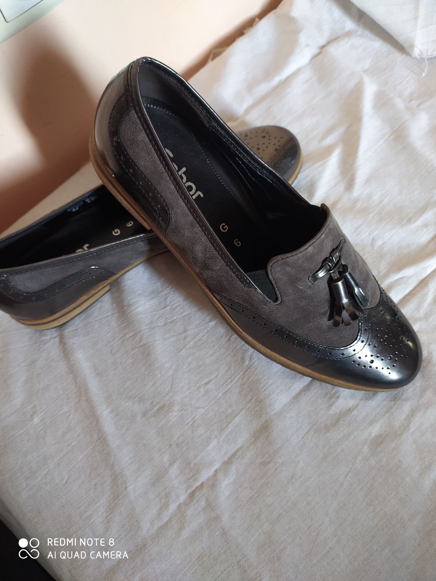 Gabor comfort немецкая кожаная обувь 6 го размера