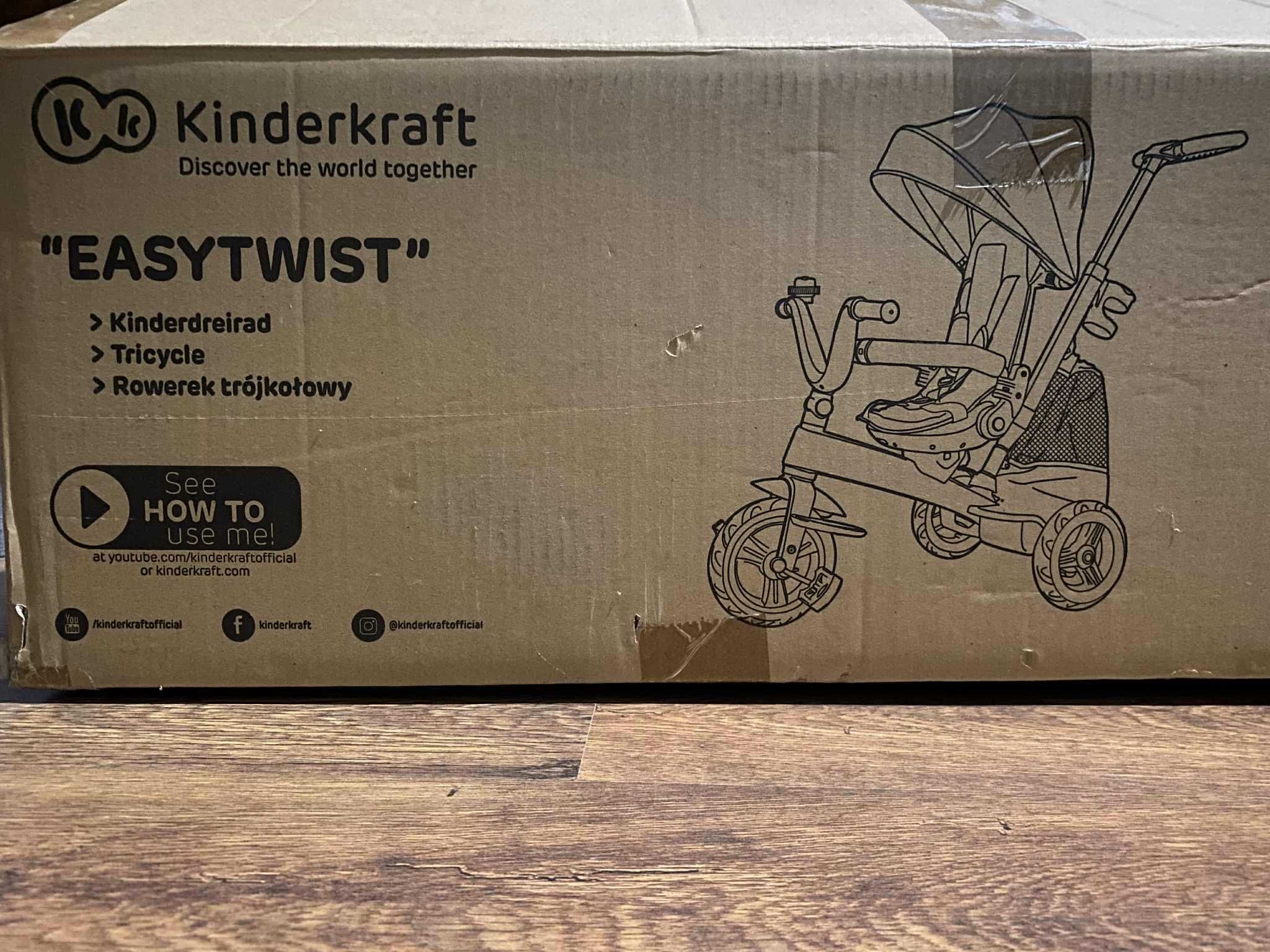 Триколка KinderKraft EASYTWIST, цвят зелен