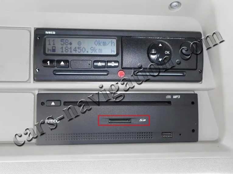 ОРИГИНАЛНА карта за навигация Scania Сания AUS4 България