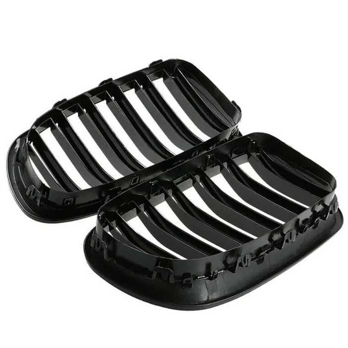 Set Grile Radiator Nări Duble Negru Lucios BMW M Seria 5 F10 F11 F18