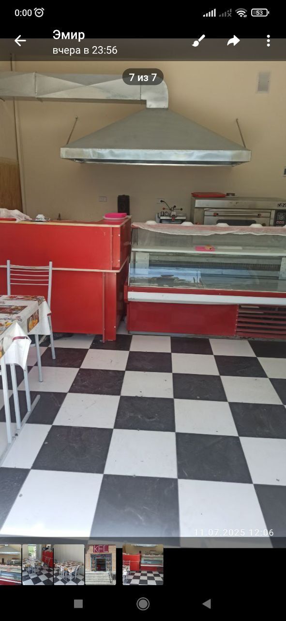 Kafe jihozlari bilan birga ijaraga beriladi