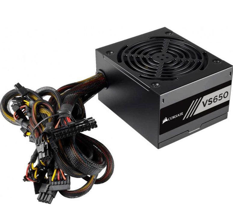 Sursă PC Corsair VS650 – 650W, 80 PLUS, Active PFC