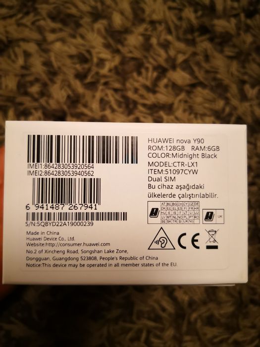 Huawei nova Y90 și Redmi note 10S