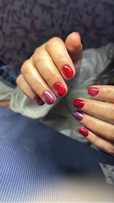 Manichiura cu gel si semi