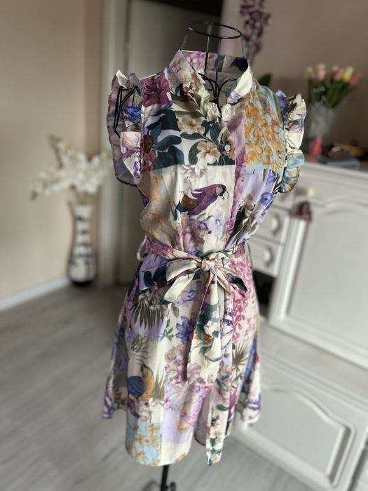 Rochie imprimeu floral marimea S, noua