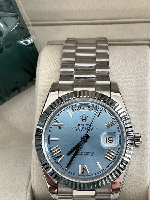 Rolex Day-date albastru