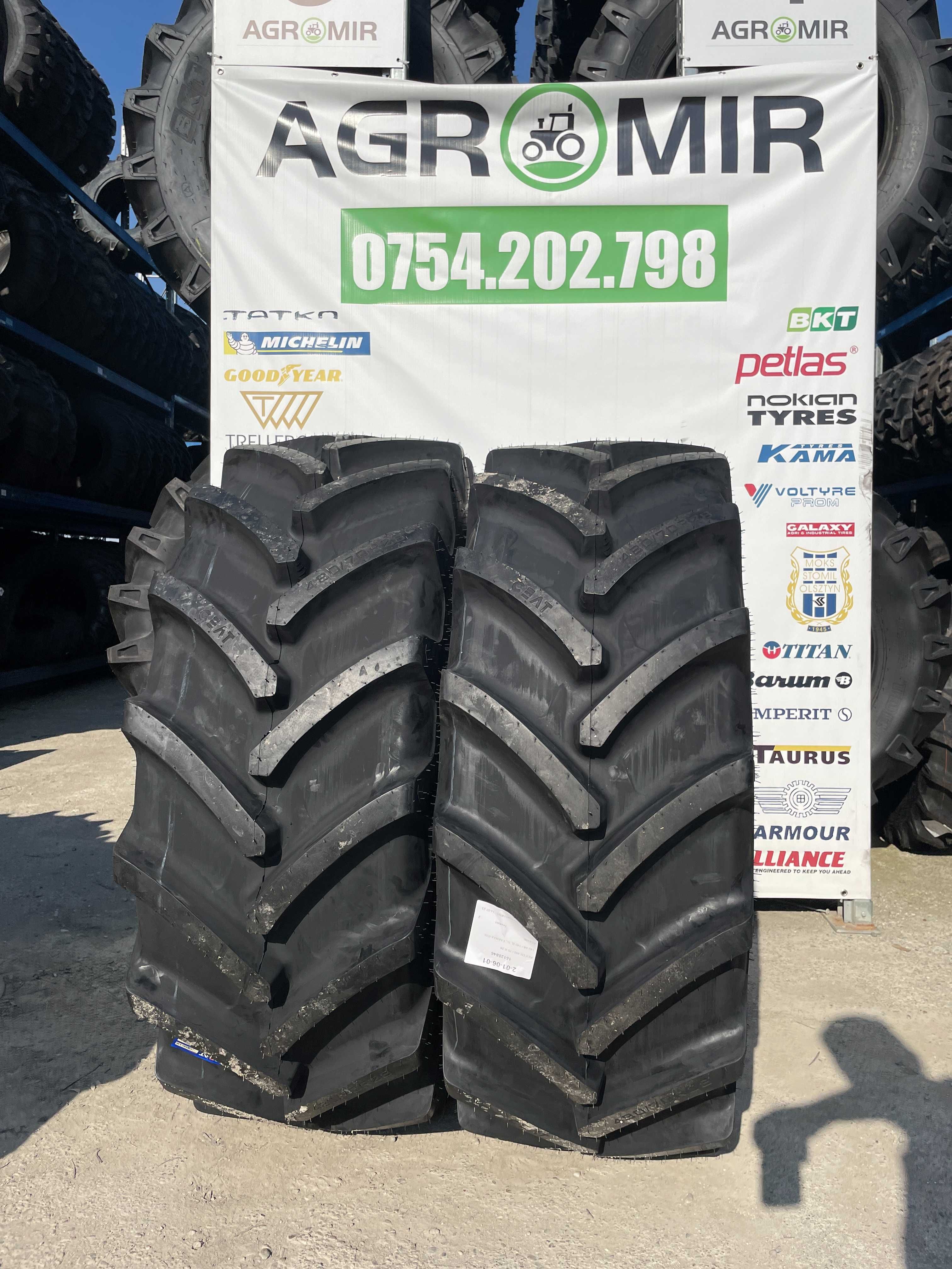 Anvelope noi radiale 480/70R28 marca CEAT pentru tractor fata