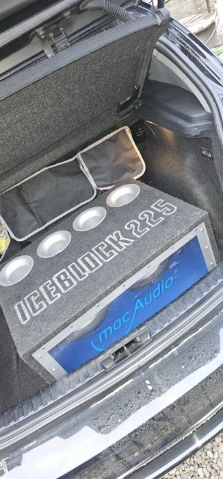 Subwoofer Auto Mac Audio Ice Block 225 - 450W (Incintă Dublă Bandpass)