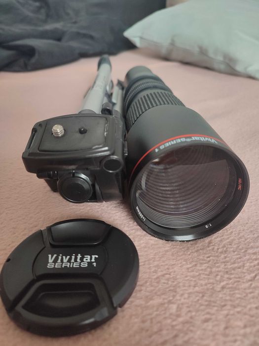 Vivitar Series 1 10-150 mm Obiectiv Zoom Power cu husă și tripod