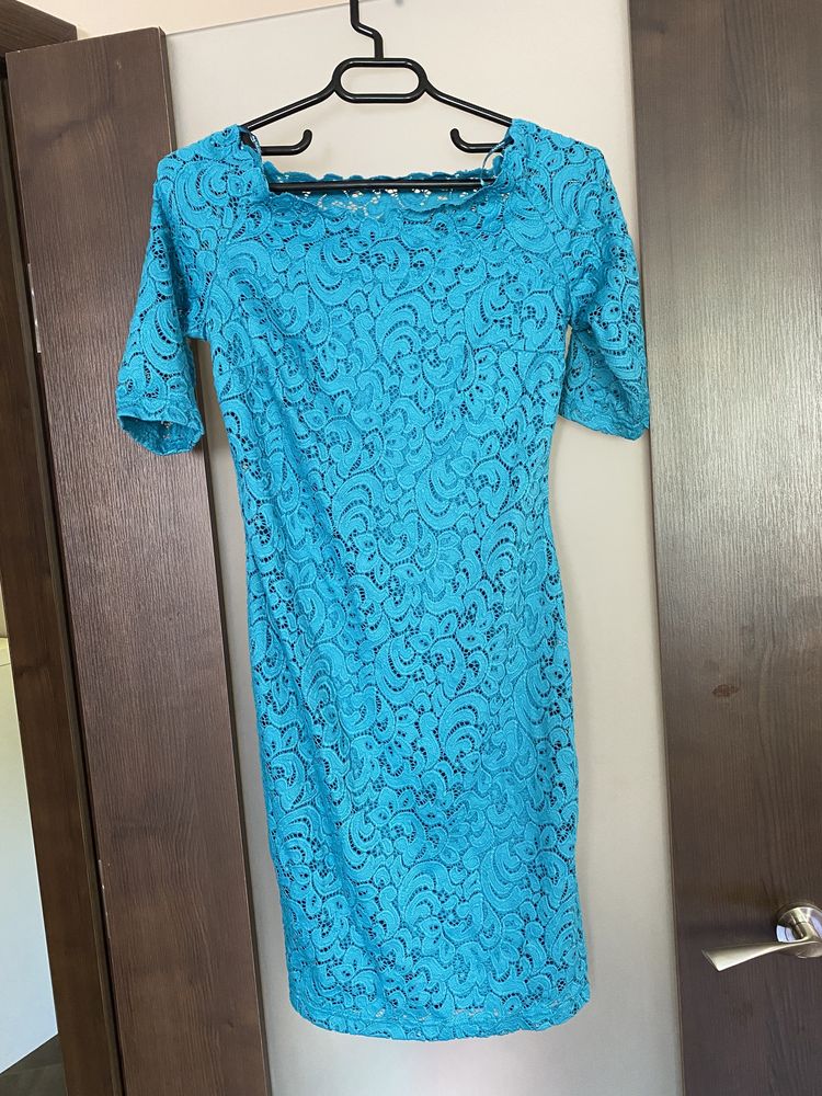 Нова светлосиня/тюркоазена рокля Orsay, 36ти размер