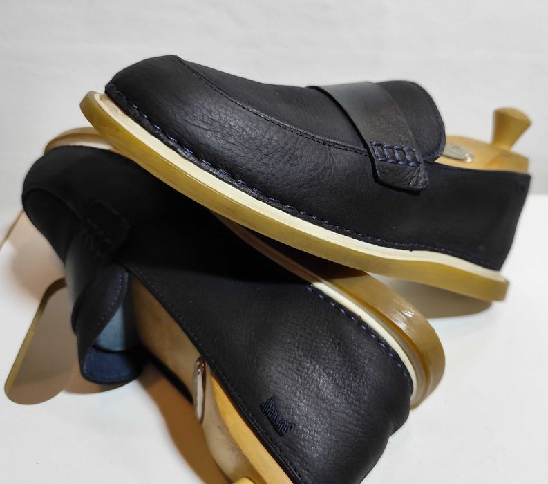 Pantofi loafer 38 38.5 slip on Camper Nixie piele naturala moale navy