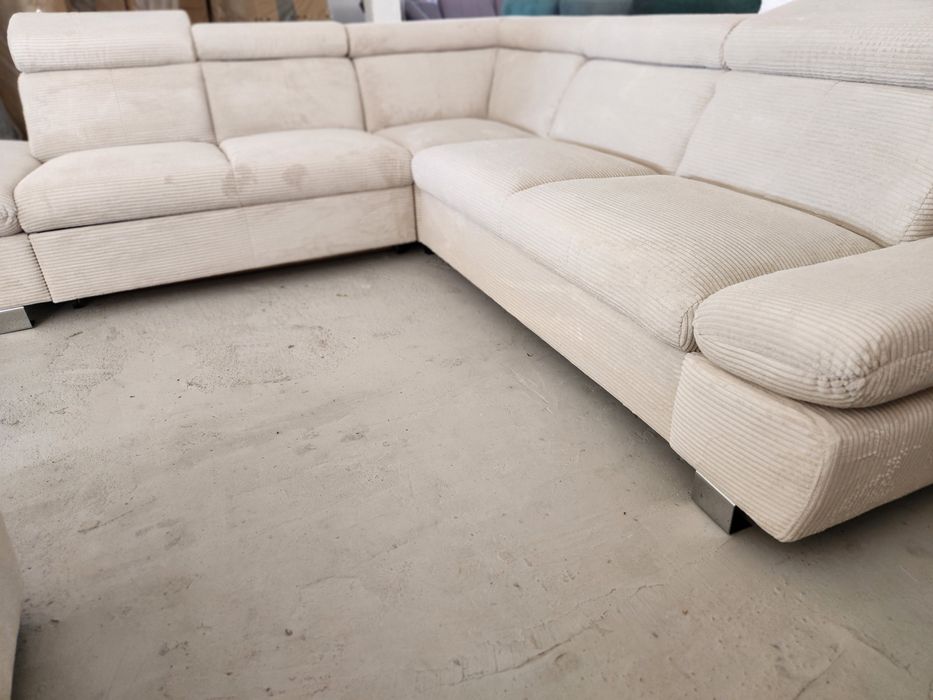 NOU Coltar L catifea 274cm cream