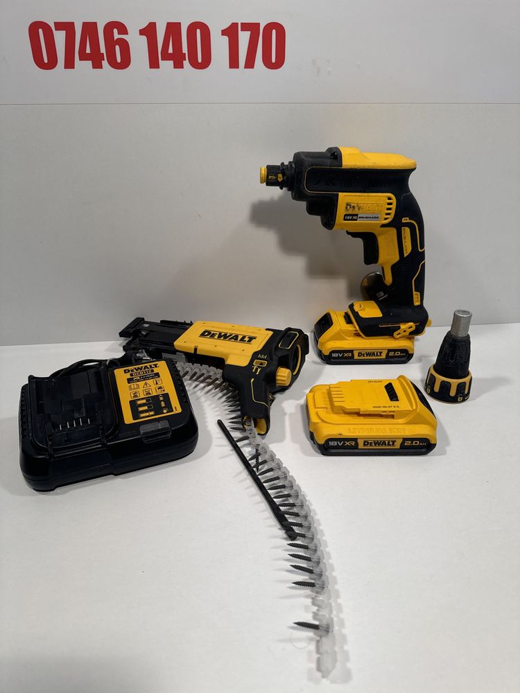 Dewalt DCF 620 filetanta rigips cu magazie suruburi makita bosch hilti